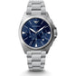 Emporio Armani Sleek Silver Chronograph Timepiece