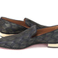 Christian Louboutin Navy/Nero Colannaki Flat Tissu Shoes