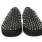 Christian Louboutin Black/Crystal Sv Version Roller 1c1s Flat Shoes