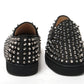 Christian Louboutin Black/Crystal Sv Version Roller 1c1s Flat Shoes