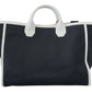 Dolce & Gabbana Elegant Two-Tone Leather Shopper Tote