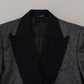 Dolce & Gabbana Elegant Jacquard Single Breasted Blazer