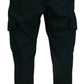 Dolce & Gabbana Elegant Green Slim Fit Cargo Jeans