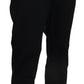 Dolce & Gabbana Sleek Black Wool-Blend Sweatpants