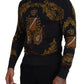 Dolce & Gabbana Baroque Medal Motive Silk Sweater