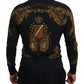 Dolce & Gabbana Baroque Medal Motive Silk Sweater