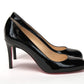 Christian Louboutin Simple Pump 85 Patent Black Heel