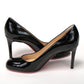 Christian Louboutin Simple Pump 85 Patent Black Heel