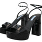 Prada Elevate Your Elegance with Glossy Black Heels