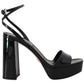 Prada Elevate Your Elegance with Glossy Black Heels