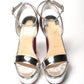 Christian Louboutin Silver/Multi Arendisc Alta Platform Heel