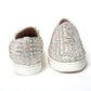 Christian Louboutin White Ab/Clear Ab Roller Boat Woman Flat Sneaker