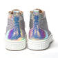 Christian Louboutin Ab/Silver Super Lou Strass Fla Sneakers