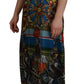 Dolce & Gabbana Sicilian Elegance Long Silk Dress