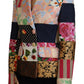 Dolce & Gabbana Elegant Multicolor Patchwork Blazer