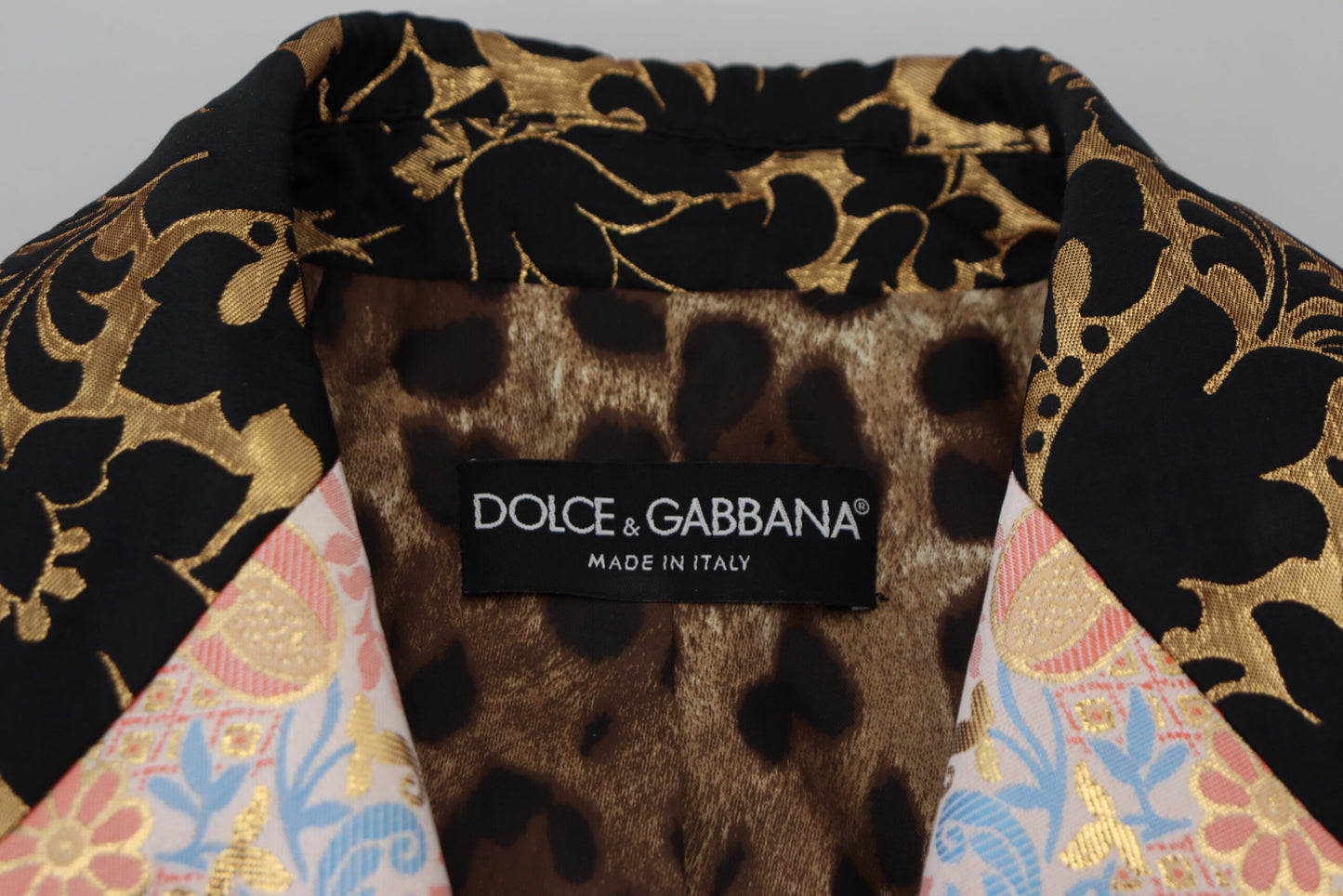 Dolce & Gabbana Elegant Multicolor Patchwork Blazer