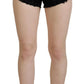 Dolce & Gabbana Elegant High Waist Denim Hot Pants Shorts