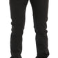 GF Ferre Elegant Slim-Fit Gray Cotton Trousers