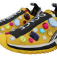 Dolce & Gabbana Exquisite Yellow Techno Fabric Sneakers