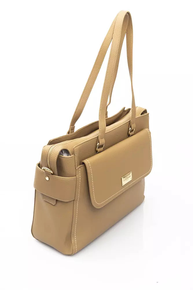 Baldinini Trend Beige Polyethylene Women Handbag