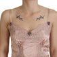 Dolce & Gabbana Elegant Pink Silk Lingerie Top