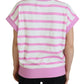 Dolce & Gabbana Exclusive Striped Cotton Crew Neck Tee