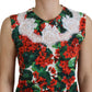 Dolce & Gabbana Chic Floral Print Tank Top Vest