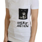 Dolce & Gabbana Chic Monochrome 'Here and Now' Cotton Tee