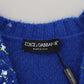 Dolce & Gabbana Elegant Multicolor Splash Mohair Cardigan