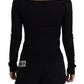 Dolce & Gabbana Elegant Sweetheart Neck Pullover Sweater