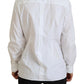 Dolce & Gabbana Elegant White Cotton Button-Up Top