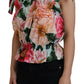 Dolce & Gabbana Elegant Floral Print Sleeveless Tank Top