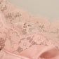 Dolce & Gabbana Elegant Sheer Lace Sleeveless Blouse in Pink