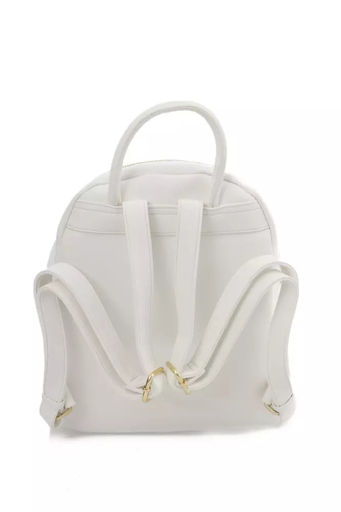 Baldinini Trend White Polyethylene Women Backpack