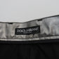 Dolce & Gabbana Elegant High Waist Skinny Pants in Silver