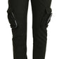 Ermanno Scervino Elegant Tapered Green Wool-Blend Pants