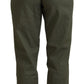 LAUREL Elegant Tapered Green Pants - Chic Everyday Wear