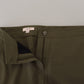 LAUREL Elegant Tapered Green Pants - Chic Everyday Wear