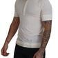 Dolce & Gabbana Elegant Off-White Silk Blend Crew Neck Tee