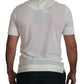 Dolce & Gabbana Elegant Off-White Silk Blend Crew Neck Tee