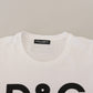 Dolce & Gabbana Chic White Cotton Logo Tee