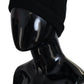 Dolce & Gabbana Black Virgin Wool Women Winter Beanie Cap Hat