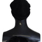 Dolce & Gabbana Black Virgin Wool Women Winter Beanie Cap Hat