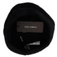 Dolce & Gabbana Black Virgin Wool Women Winter Beanie Cap Hat