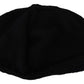 Dolce & Gabbana Black Virgin Wool Women Winter Beanie Cap Hat
