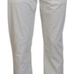 Ralph Lauren Elegant Ivory Straight-Fit Denim Jeans