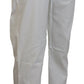 Ralph Lauren Elegant Ivory Straight-Fit Denim Jeans