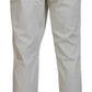 Ralph Lauren Elegant Ivory Straight-Fit Denim Jeans