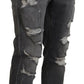 Dolce & Gabbana Elegant Gray Slim Fit Denim Jeans