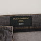 Dolce & Gabbana Elegant Gray Slim Fit Denim Jeans